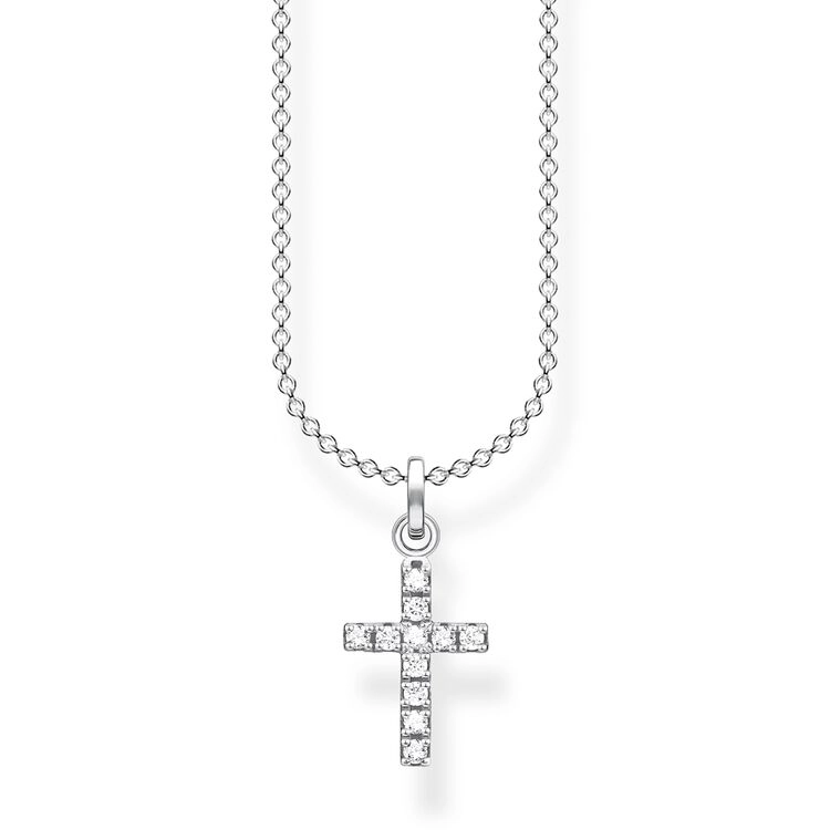 Thomas Sabo – Halsband med Pavékors