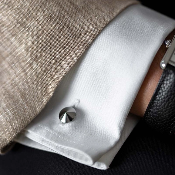 Icon Manschettknappar Modell X Stål - Skultuna - Snabb frakt & paketinslagning - Nordicspectra.se