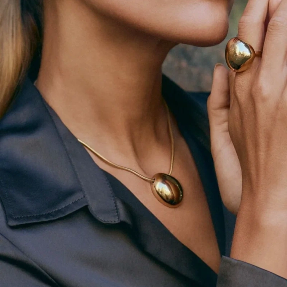 Gallant Necklace Maxi Gold - Edblad - Snabb leverans - Gratis paketinslagning