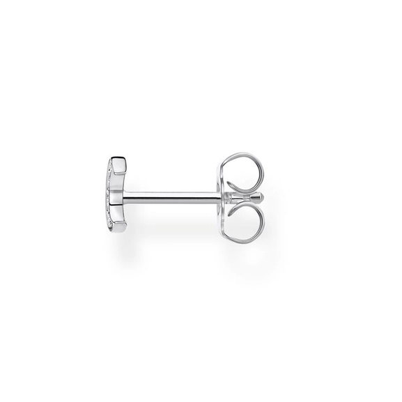 Einzel Ohrstecker Mond Pavé Siber von Thomas Sabo, Schneller Versand - Nordicspectra.de