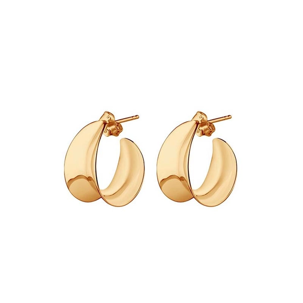 Wave Small Hoops Gold Drakenberg Sjölin, Schneller Versand - Nordicspectra.de