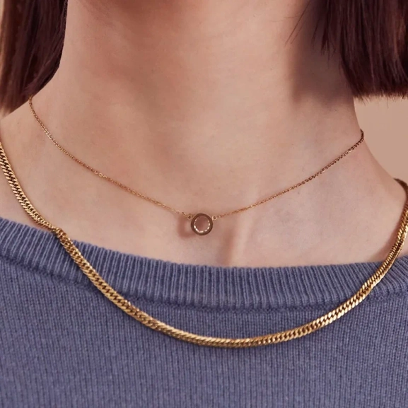 Monaco Necklace Mini Gold - Edblad - Snabb frakt & paketinslagning - Nordic Spectra