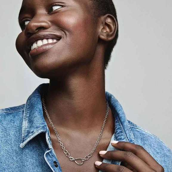 Kräftige Unendlichkeitsknoten Gliederkette von PANDORA, Schneller Versand - Nordicspectra.de