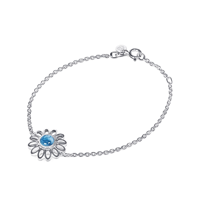 Love Palette Armband Akvamarin - Snabb frakt & fri paketinslagning - Nordicspectra.se
