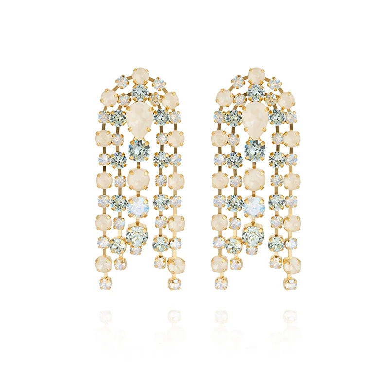 Caroline Svedbom - Cirelle Earrings Gold Azore Combo