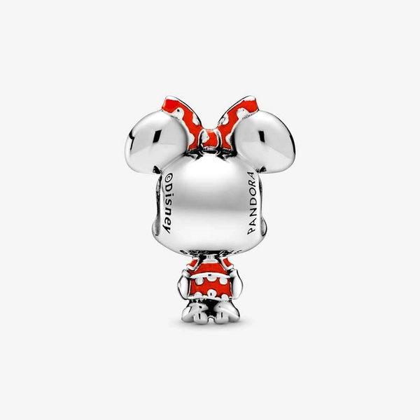 Disney Minnie Maus Gepunktetes Kleid und Schleife Charm von PANDORA, Schneller Versand - Nordicspectra.de
