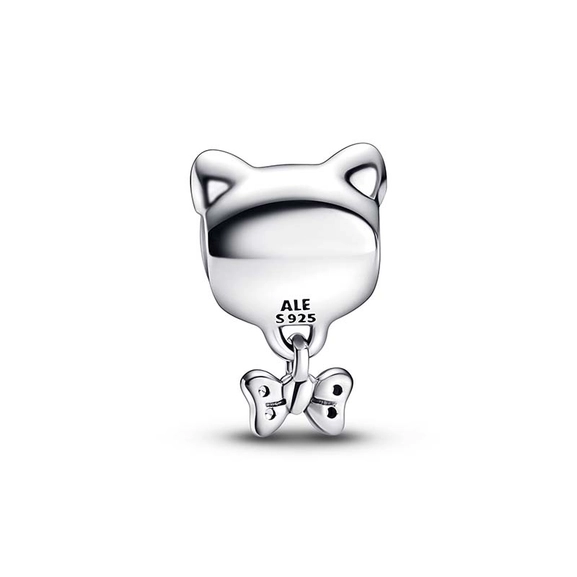Katze & Schleife Charm von PANDORA, Schneller Versand - Nordicspectra.de