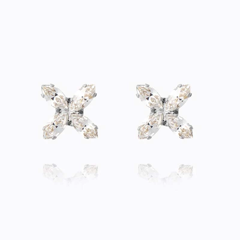 Caroline Svedbom - Crystal Star Earrings Rhodium Crystal