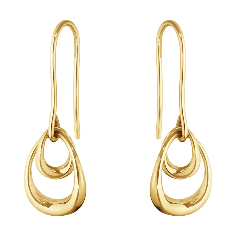 Georg Jensen - Offspring Krokörhängen Guld