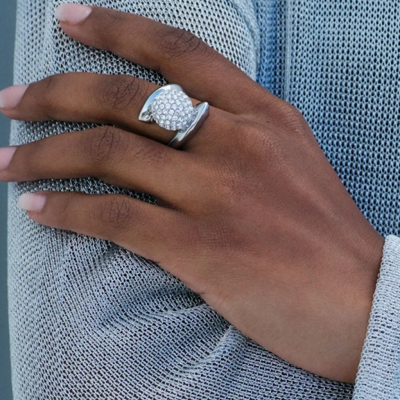 Bead Sparkle Ring Steel - Edblad - Snabb leverans - Gratis paketinslagning