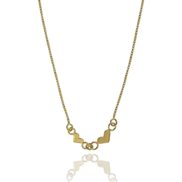 Love Necklace Gold -CU Jewellery - Snabb frakt & paketinslagning - Nordicspectra.se