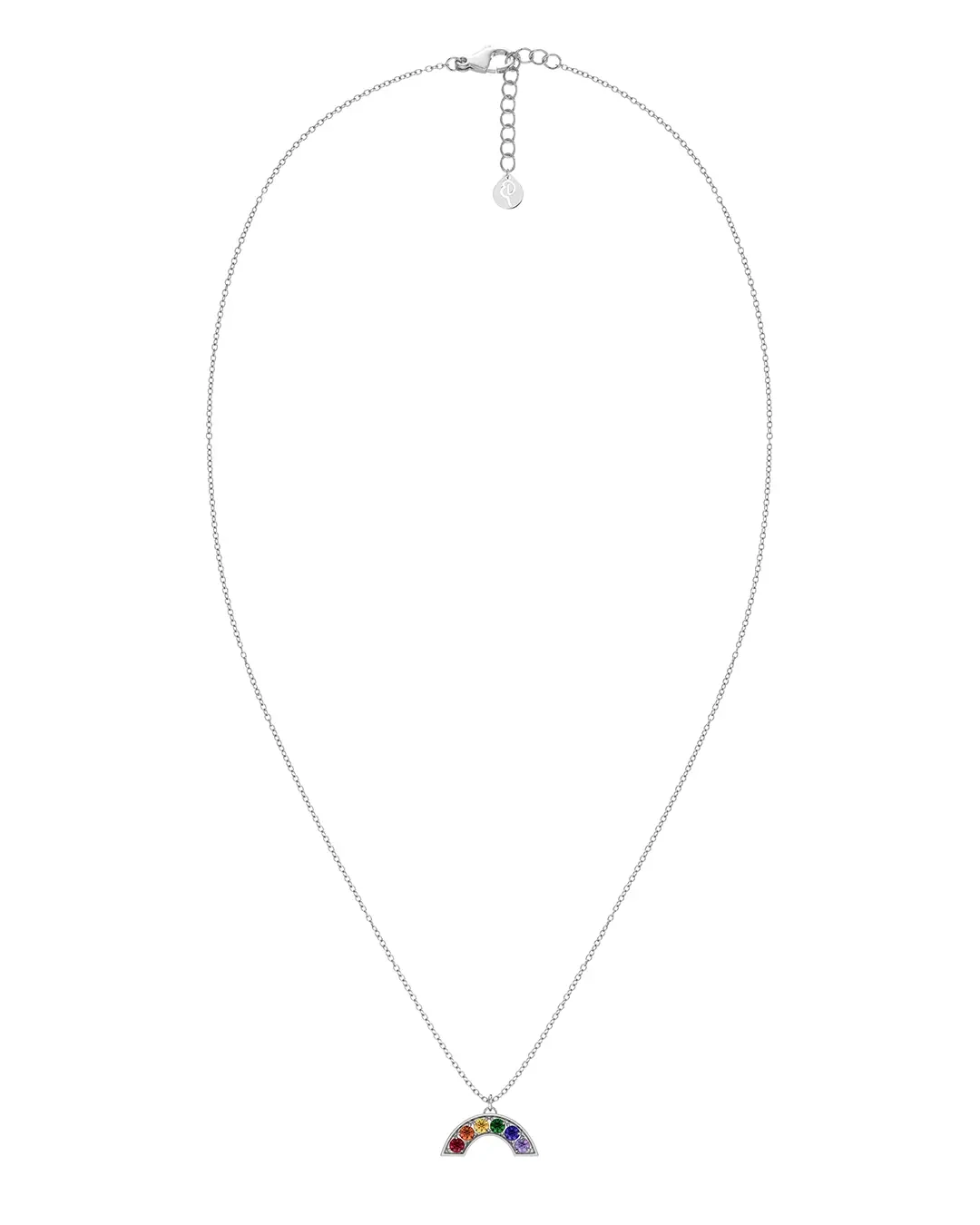 Rainbow Necklace Steel - Edblad - Snabba leveranser - Gratis paketinslagning