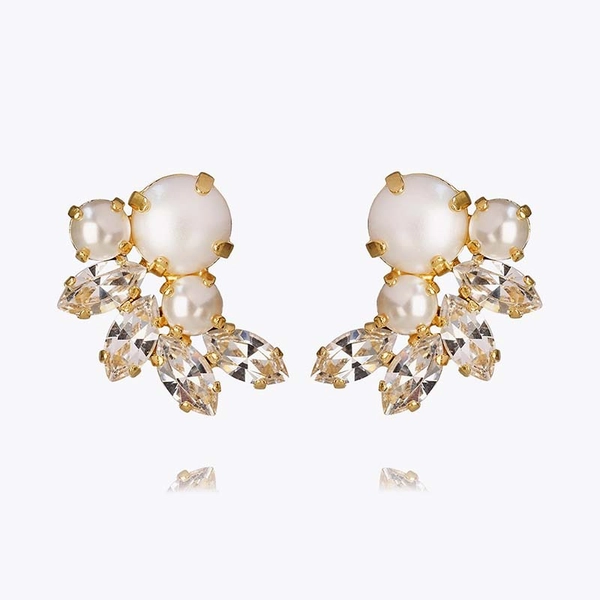 Electra Earrings Gold Pearl / Crystal - Caroline Svedbom - Nopea toimitus ja lahjapakkaus - Nordic Spectra