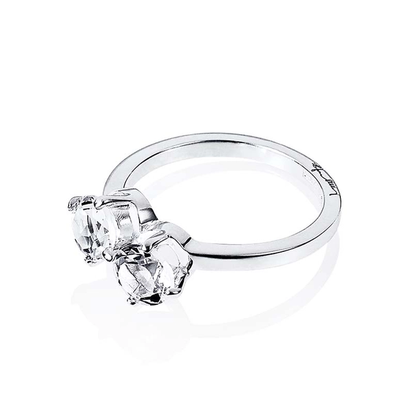 The Mountain & I Ring Crystal Quartz - Efva Attling - Skandinaviska Designsmycken - Nordic Spectra