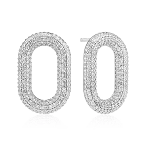 Capri Örhängen i silver med gnistrande Cubic Zirconia-stenar från Sif Jakobs