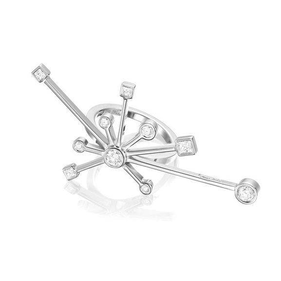 Kaboom & Stars Ring White Gold - Efva Attling ringar - Snabb frakt & paketinslagning - Nordicspectra.se