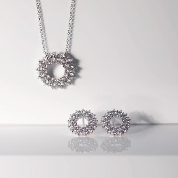 Livigno Halsband i silver med justerbar kedja