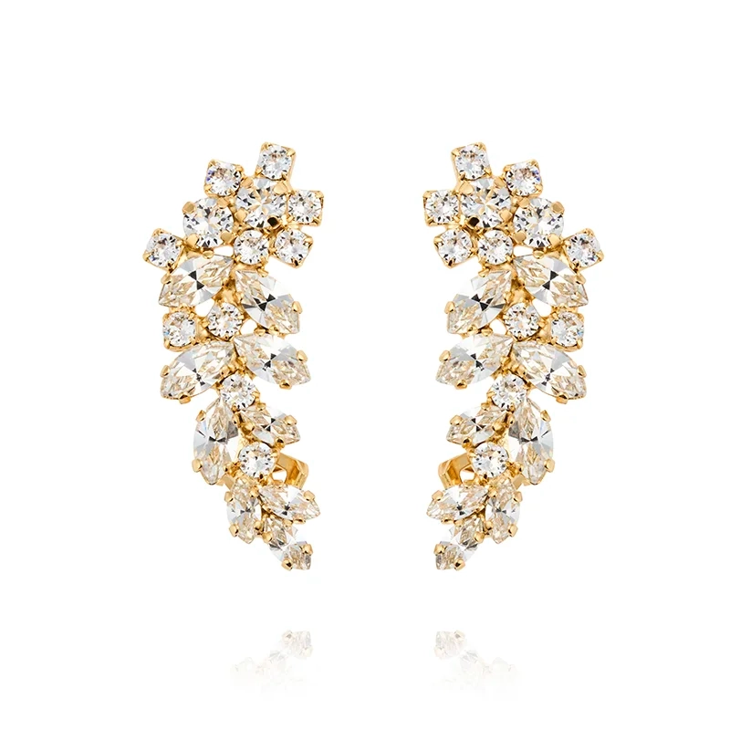 Caroline Svedbom - Stay Together Earrings Gold Crystal