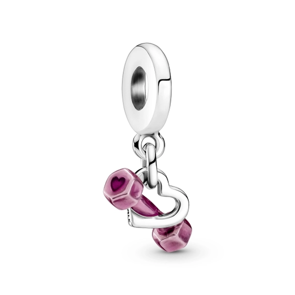 Hantel & Herz Charm-Anhänger von PANDORA, Schneller Versand - Nordicspectra.de