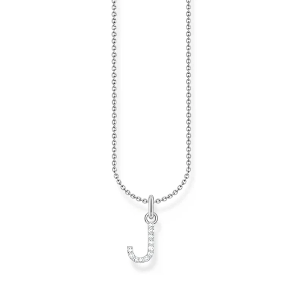 Kette mit Buchstaben-Anhänger J - Thomas Sabo - Nordic Spectra