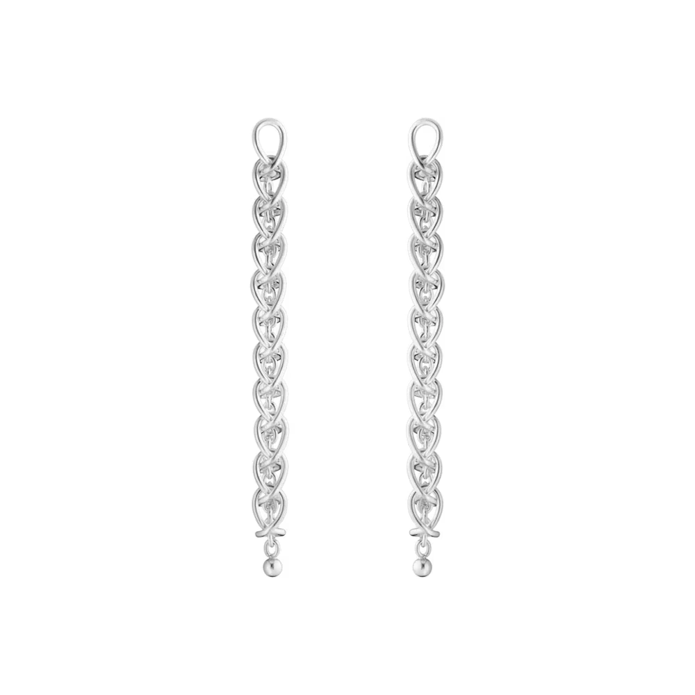 Georg Jensen - Weft Elva Länkar Örhängen