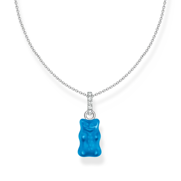 HARIBO Halsband med Blå Gummibjörn - Thomas Sabo - Snabb leverans & paketinslagning - Nordic Spectra