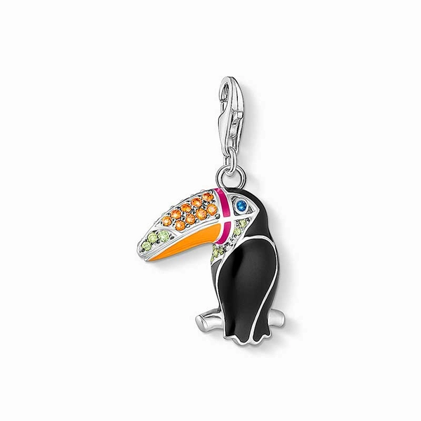 Charm-Anhänger bunter Tukan Silber von Thomas Sabo, Schneller Versand - Nordicspectra.de