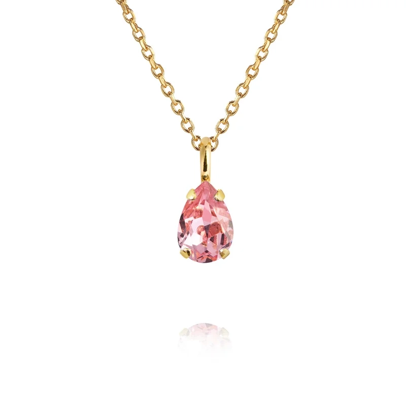Caroline Svedbom - Amelia Necklace Gold Light Rose