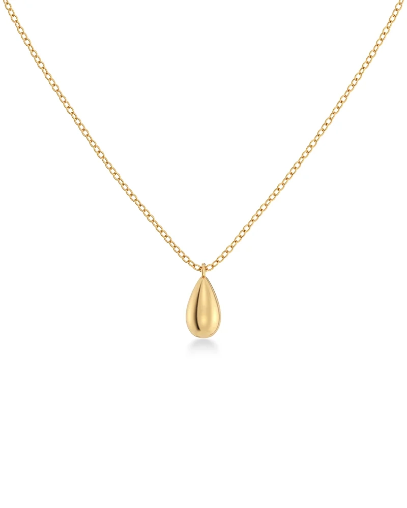 Drop Mini Necklace Gold