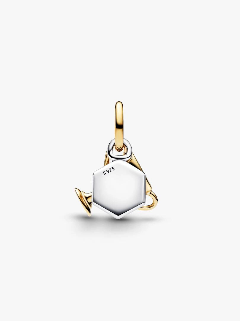 Trofé Hängberlock Guld från Pandora i silver och 14K guldplätering med cubic zirconia och gravyrn "Champion".