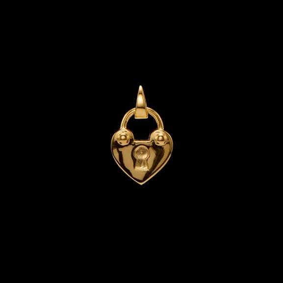 Charmed Lock Gold – herzförmiges
