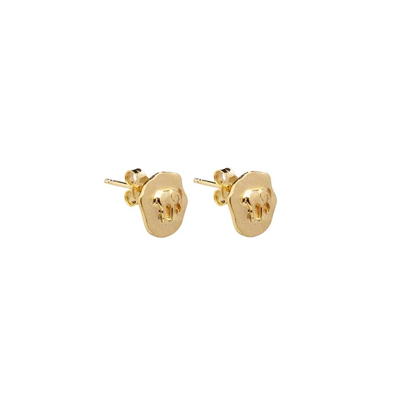 Letters Elephant Stud Ear Gold -CU Jewellery - Snabb frakt & paketinslagning - Nordicspectra.se