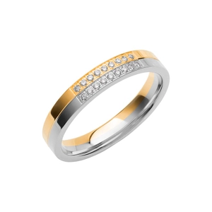 SR4005 Guld/Vitguld - Vigsel- & förlovningsringar - Schalins - Fri storleksändring* - Nordic Spectra