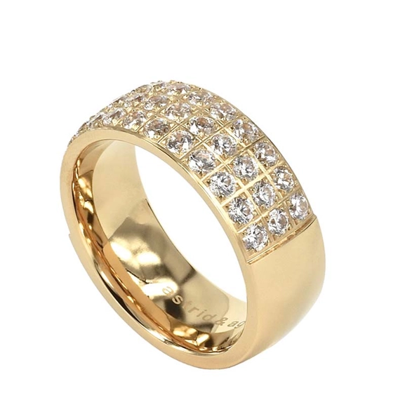 CLARISSA Ring Guld  - Astrid & Agnes - Snabb frakt & paketinslagning - Nordicspectra.se