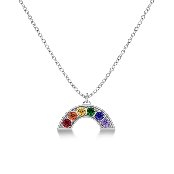 Rainbow Necklace Steel - Edblad - Snabba leveranser - Gratis paketinslagning