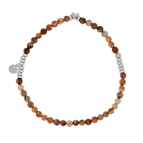 Bear elastic brace sand silver -CU Jewellery - Snabb frakt & paketinslagning - Nordicspectra.se