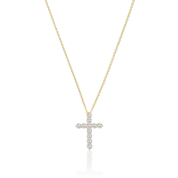 Belluno Croce Halsband Guld från Sif Jakobs