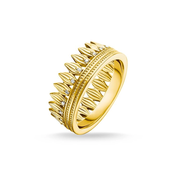 Ring Blad Krona Guld - Thomas Sabo ringar - Snabb frakt & paketinslagning - Nordicspectra.se