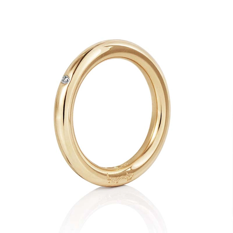 Efva Attling - One Love & Stars Thin Ring Gold