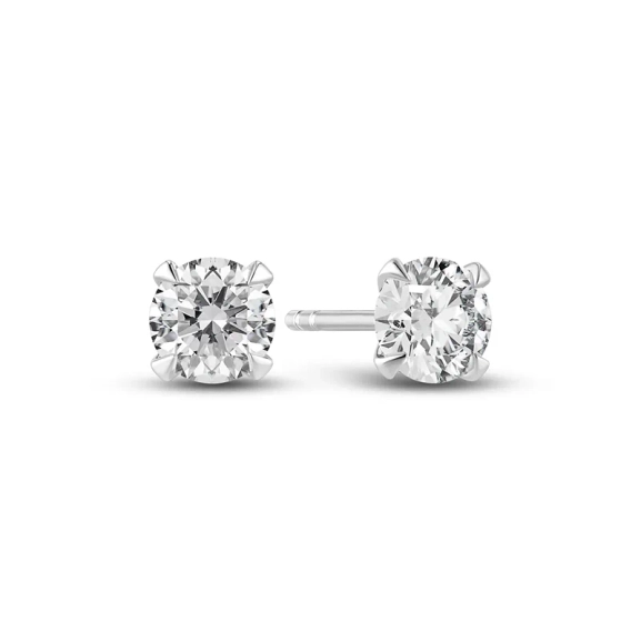 Venice Medio Earrings i 14K vitguld med briljanta syntetiska diamanter