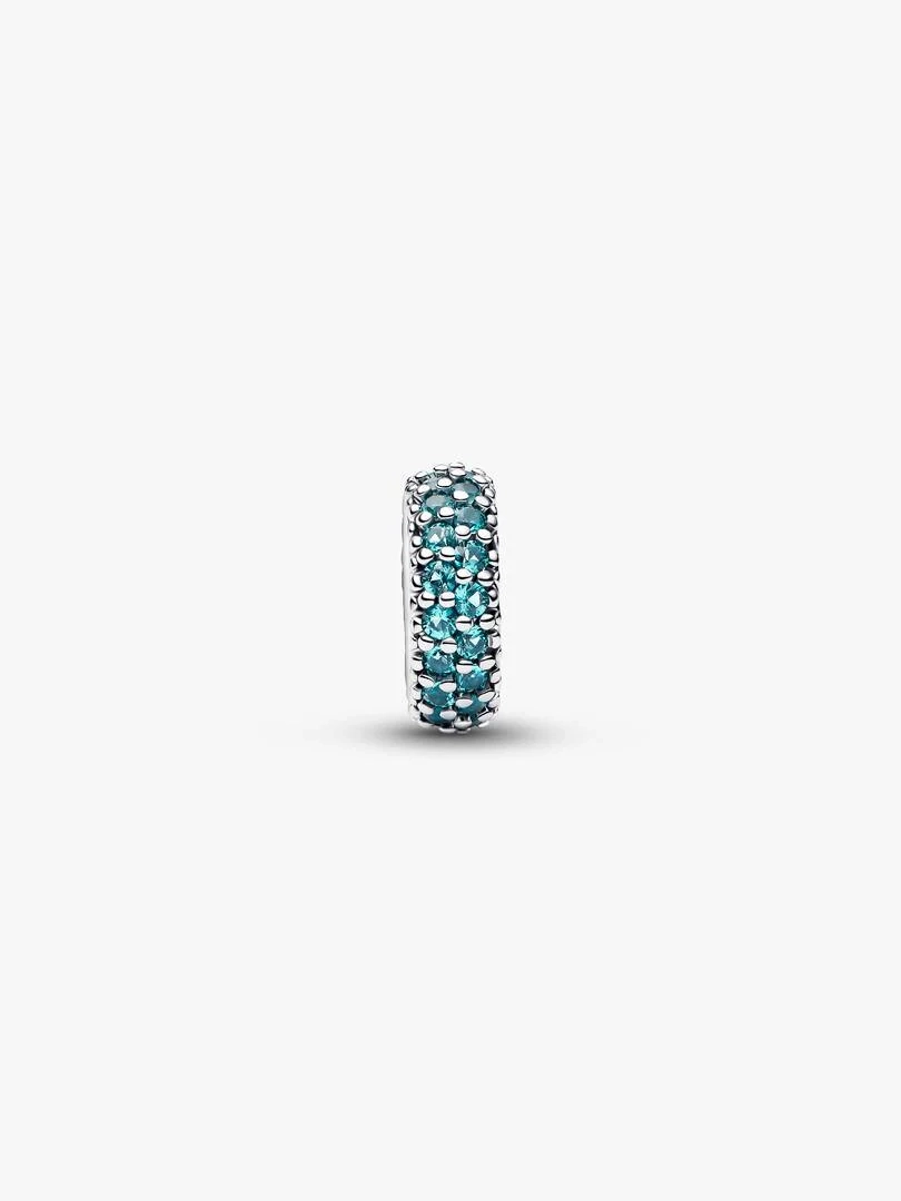 Isblåa Stenar Berlock från Pandora i silver med gnistrande cubic zirconia