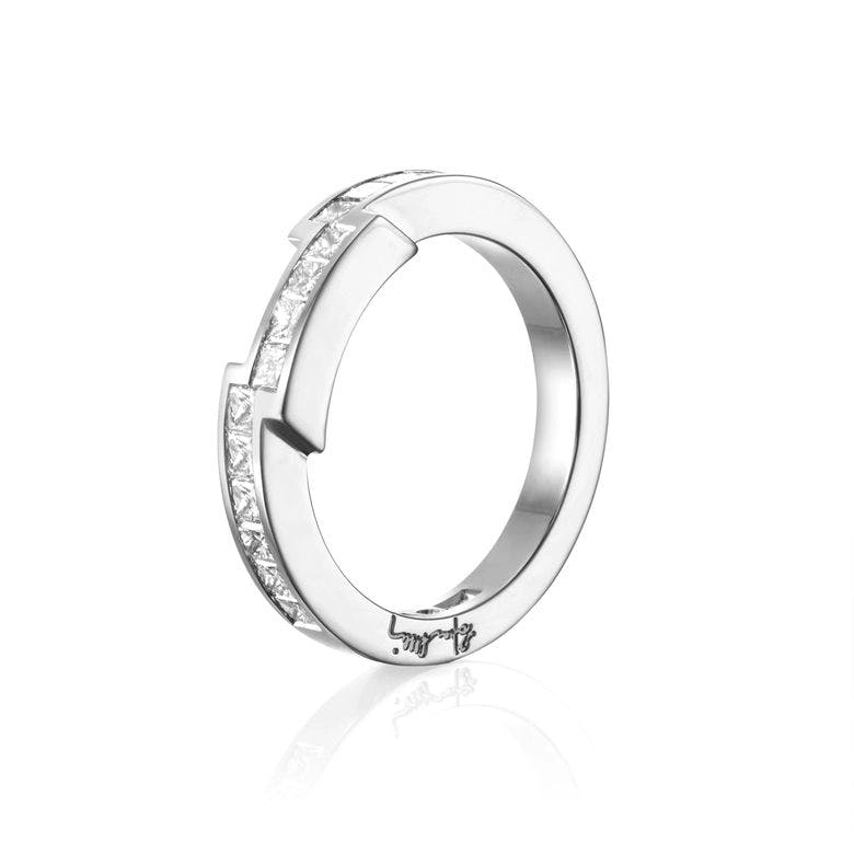 Efva Attling - Rock Queen Ring White Gold