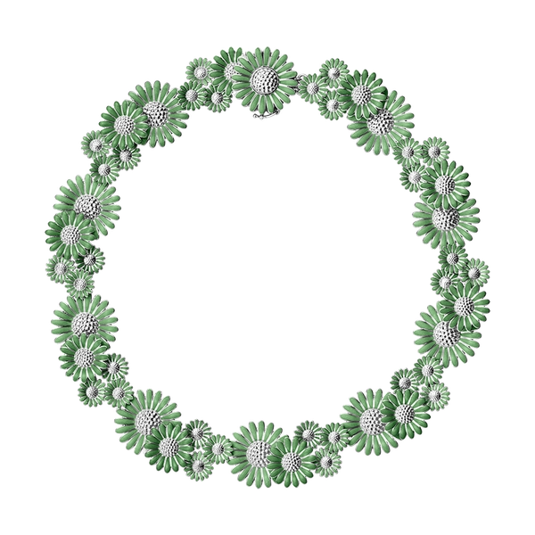 Daisy x Stine Goya Vivid Green Collier - Georg Jensen - Skandinaviska designsmycken - Nordic Spectra