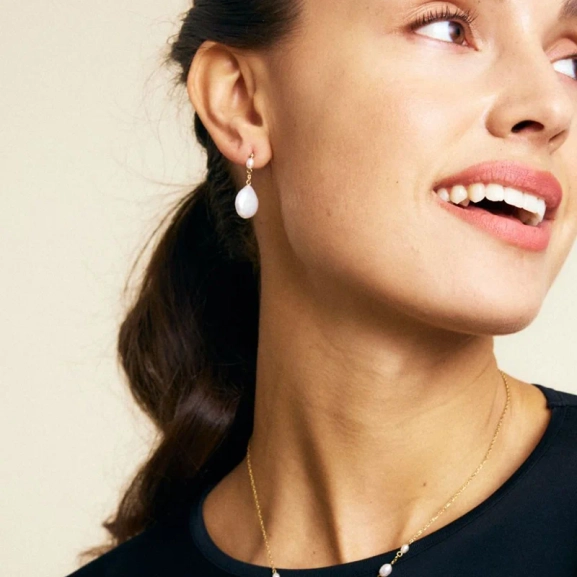 Ocean Earrings S Gold - Edblad - Snabb frakt & paketinslagning - Nordic Spectra