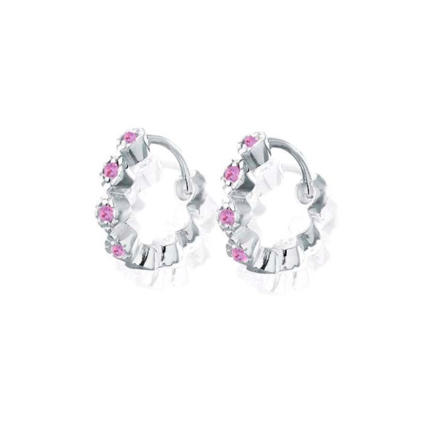 Time To Glow Earrings Creole - Pink - Carolina Gynning - Suuri valikoima & ilmainen lahjapaketointi - Nordicspectra.fi