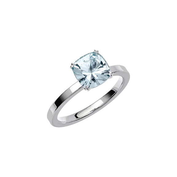 Fairytale 5 Aquamarine White Gold - Wedding & engagement rings - Schalins - Scandinavian design - Nordic Spectra