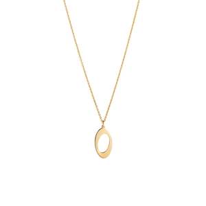 Oval & Out Necklace 18K Gold von Nordic Spectra, Schneller Versand - Nordicspectra.de