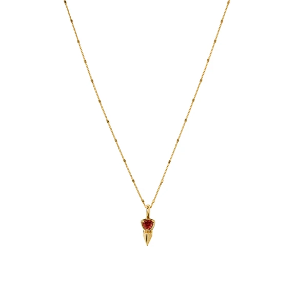 Mrs H Spike Necklace Gold
