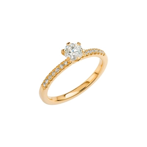 Love 02 Gold - Wedding & engagement rings - Schalins - Scandinavian design - Nordic Spectra