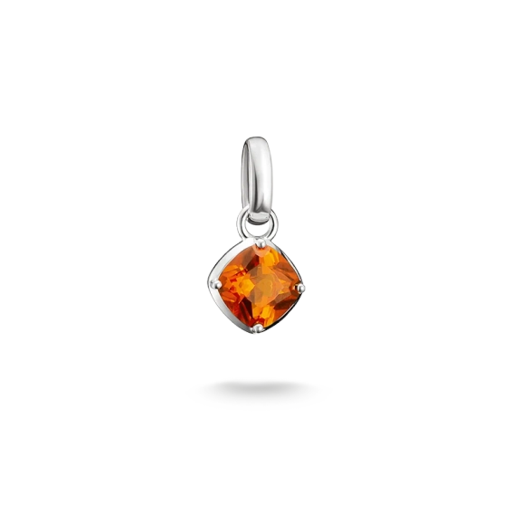 Thomas Sabo CC Connect Månadssten Oktober: silverberlock med citrongul sten och "Oct."-gravyr